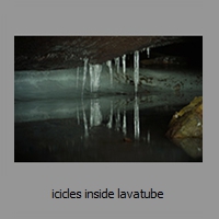 icicles inside lavatube